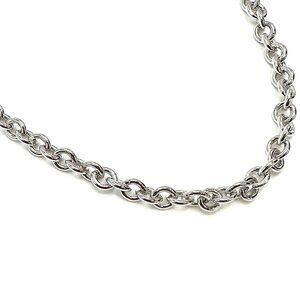 Sevilla Sterling Silver Rhodium Bold Heavy Rolo Link Chain Necklace 20"